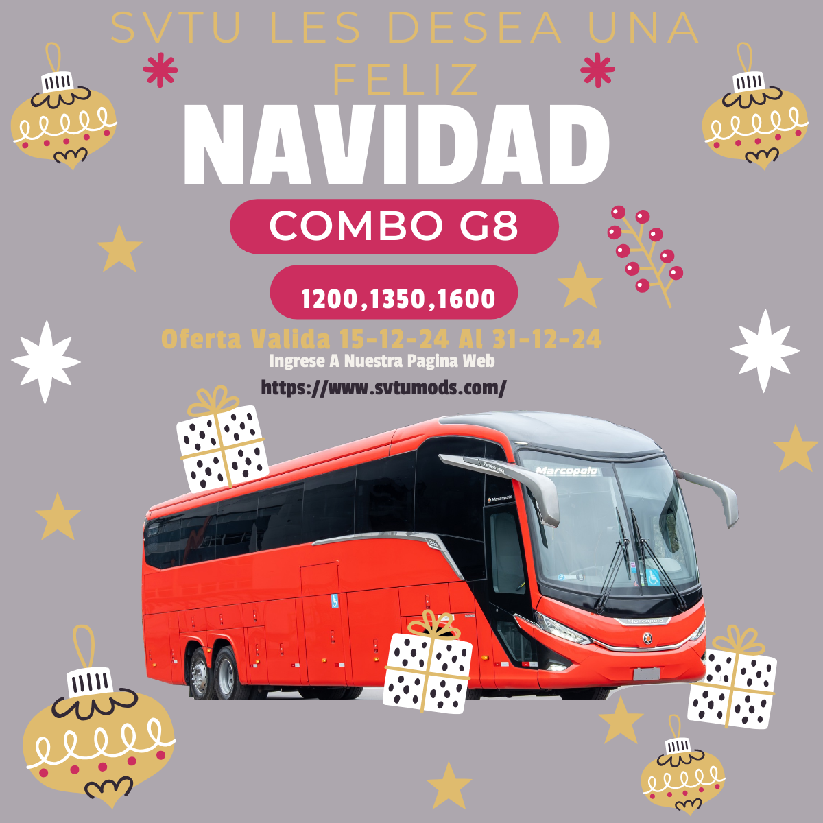 Oferta Combo Navideño Marcopolo G8_1.53